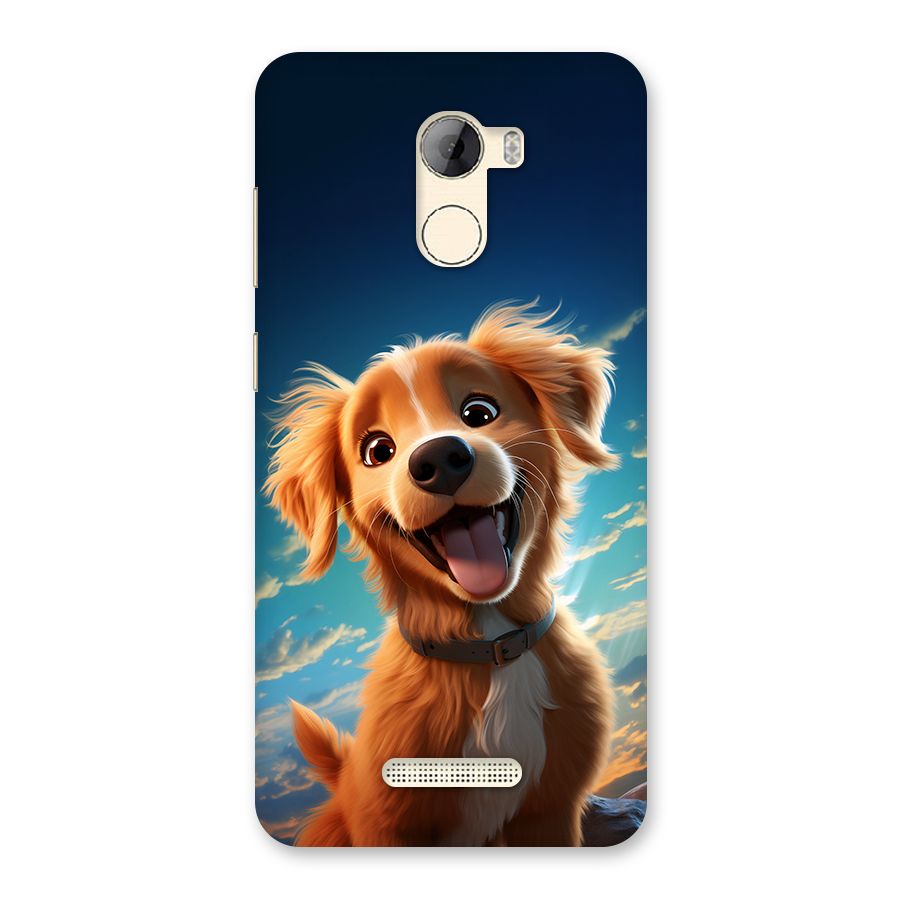 Happy Puppy Back Case for Gionee A1 LIte