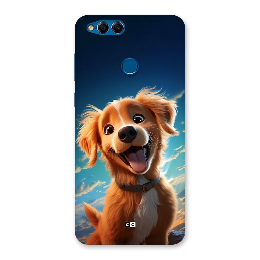 Happy Puppy Back Case for Honor 7X