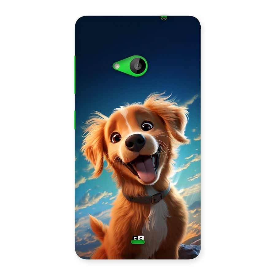 Happy Puppy Back Case for Lumia 535