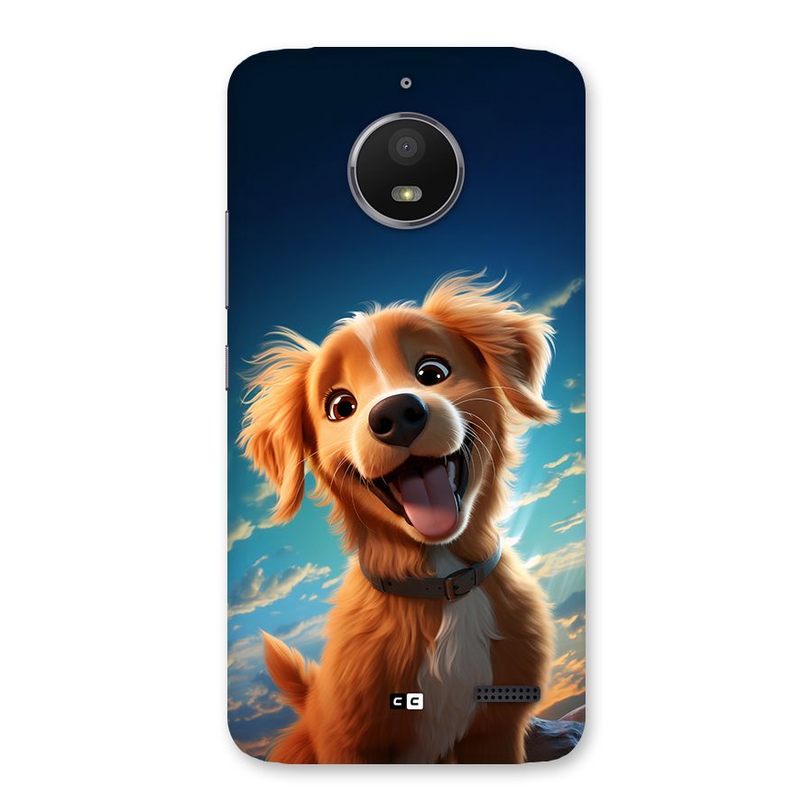 Happy Puppy Back Case for Moto E4
