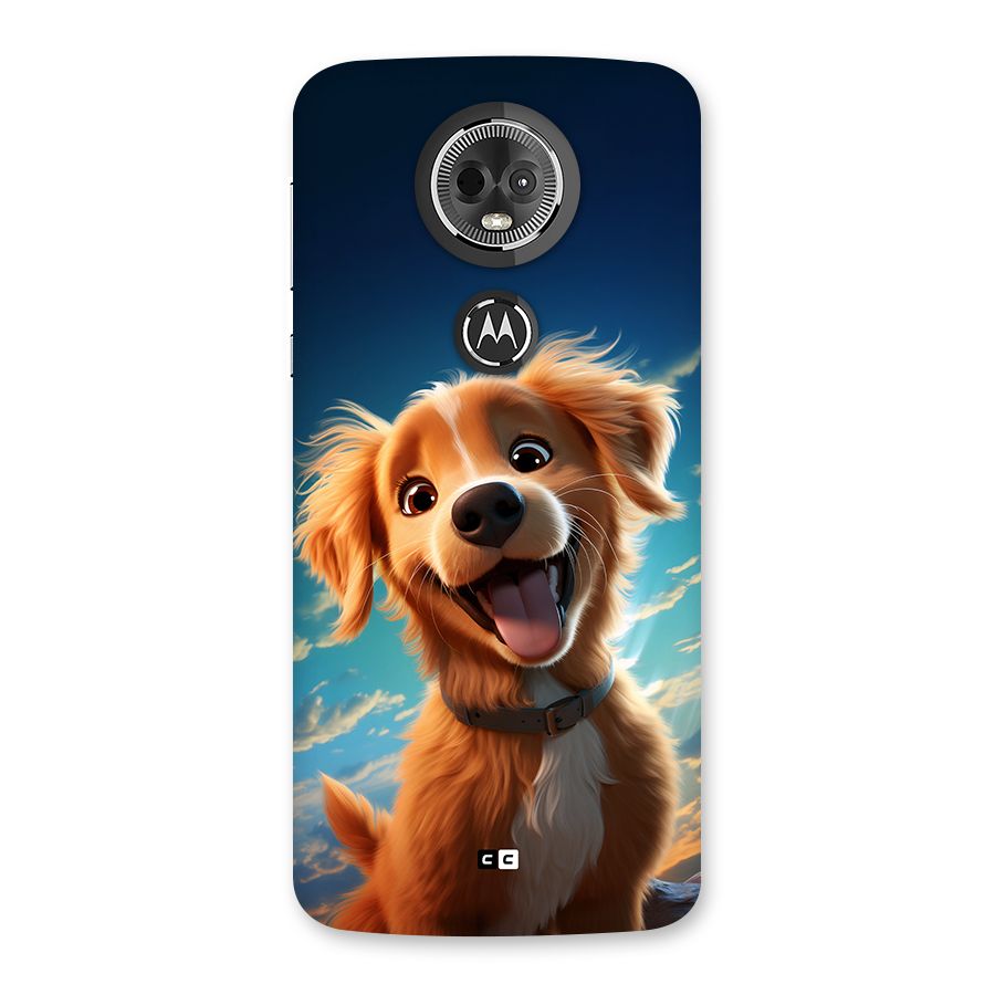 Happy Puppy Back Case for Moto E5 Plus