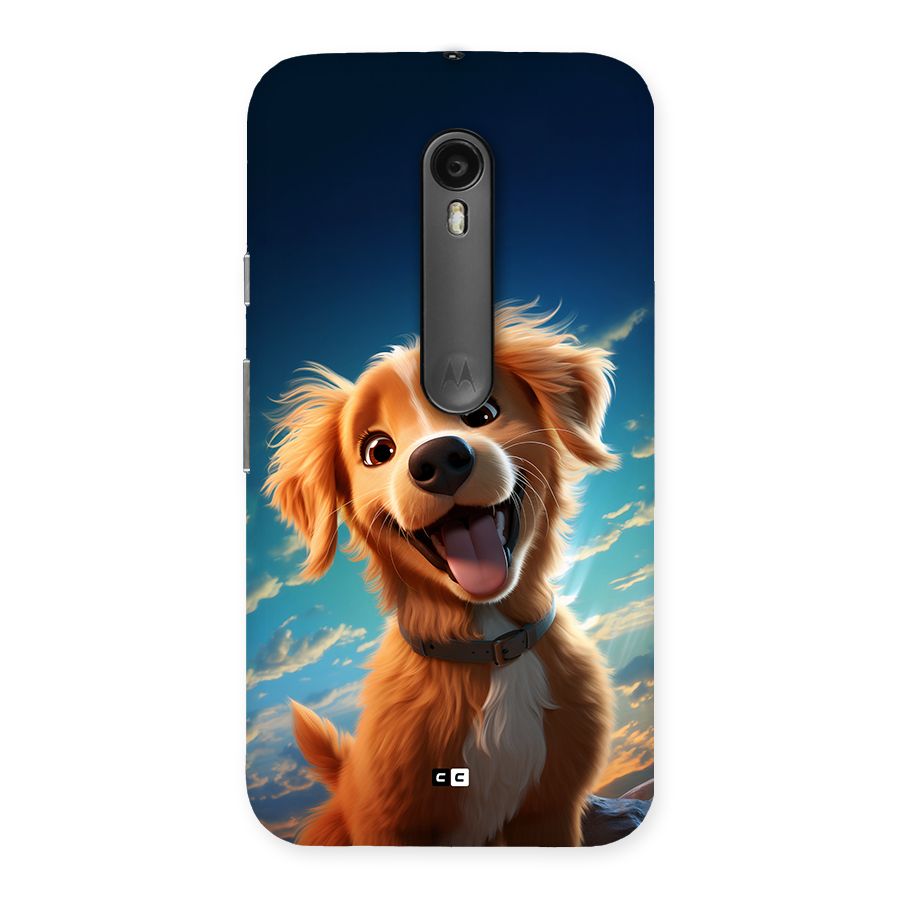 Happy Puppy Back Case for Moto G3