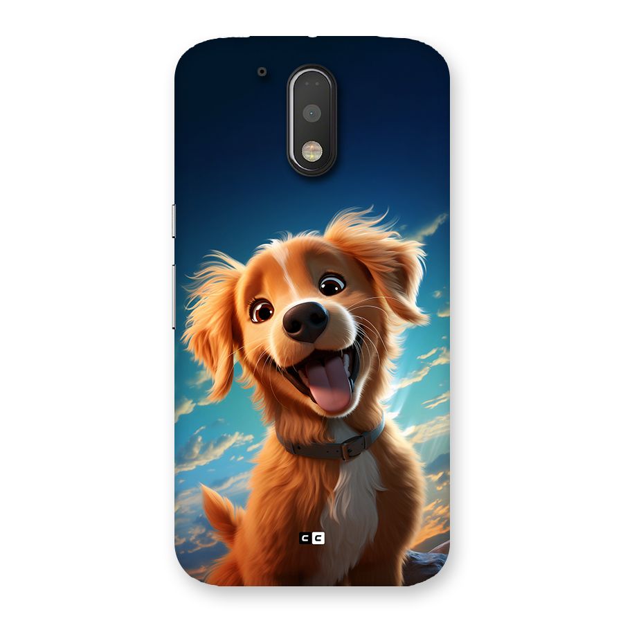 Happy Puppy Back Case for Moto G4