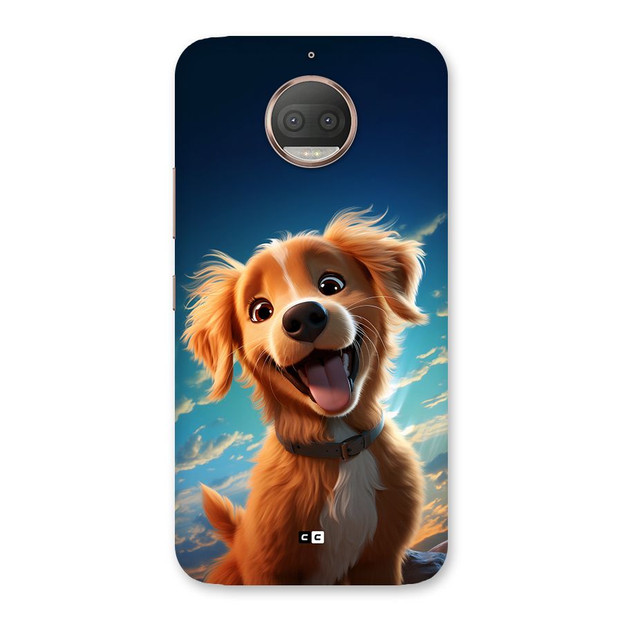 Happy Puppy Back Case for Moto G5s Plus