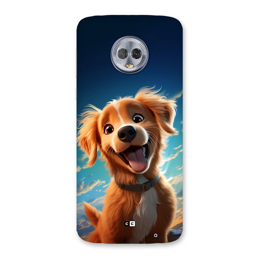 Happy Puppy Back Case for Moto G6 Plus