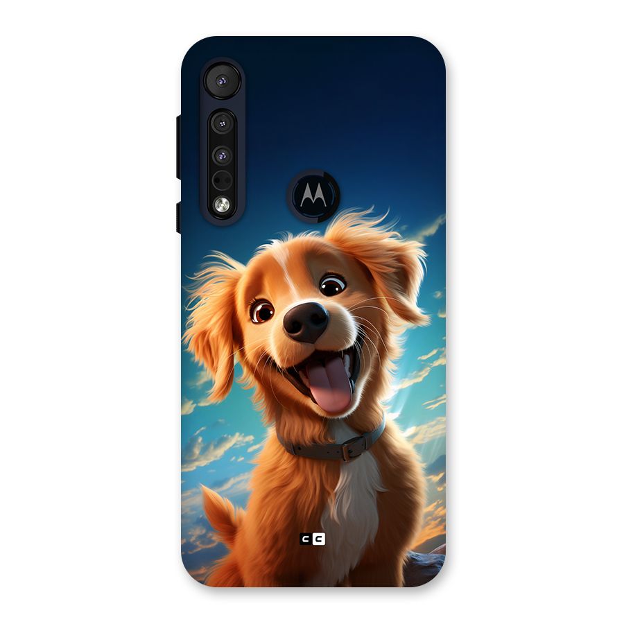 Happy Puppy Back Case for Motorola One Macro