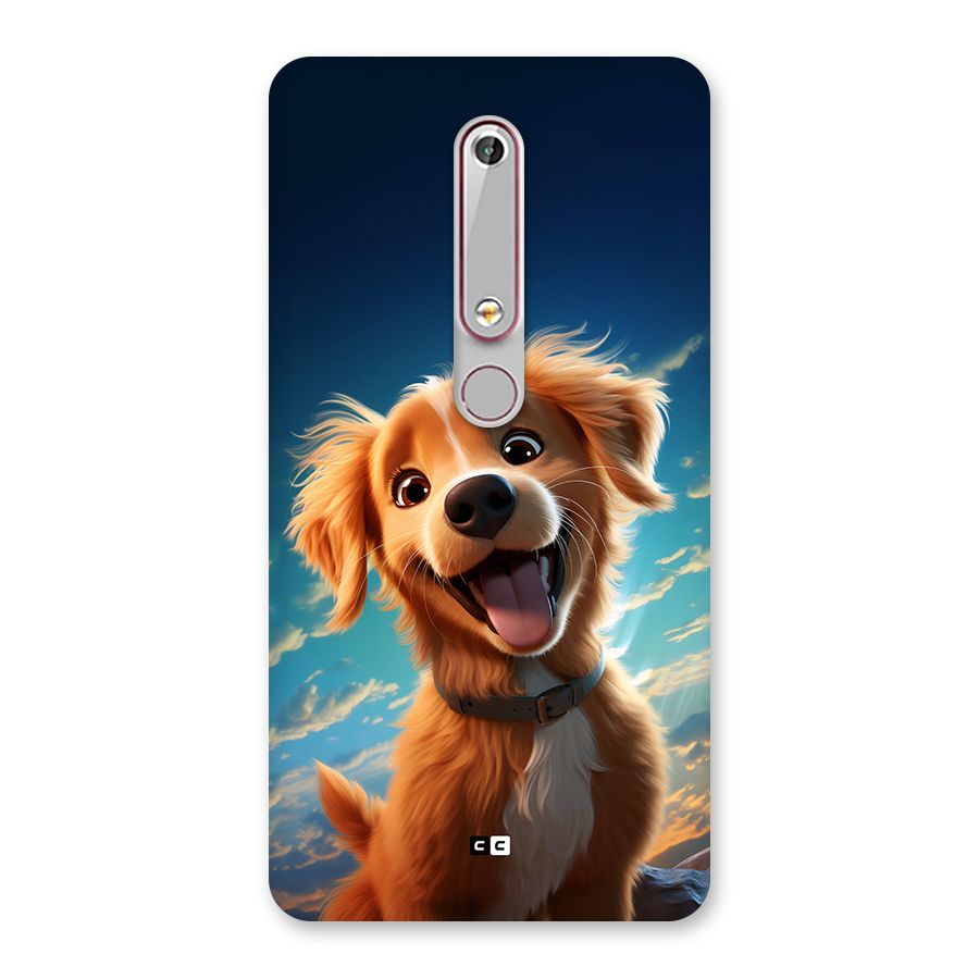 Happy Puppy Back Case for Nokia 6.1