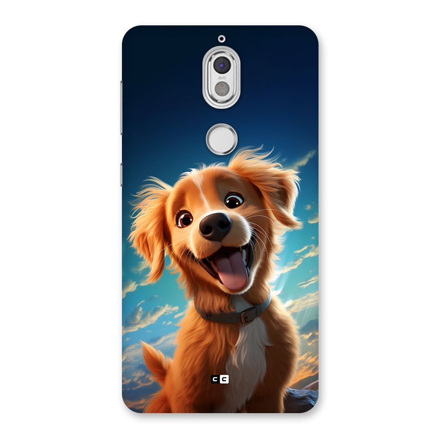 Happy Puppy Back Case for Nokia 7