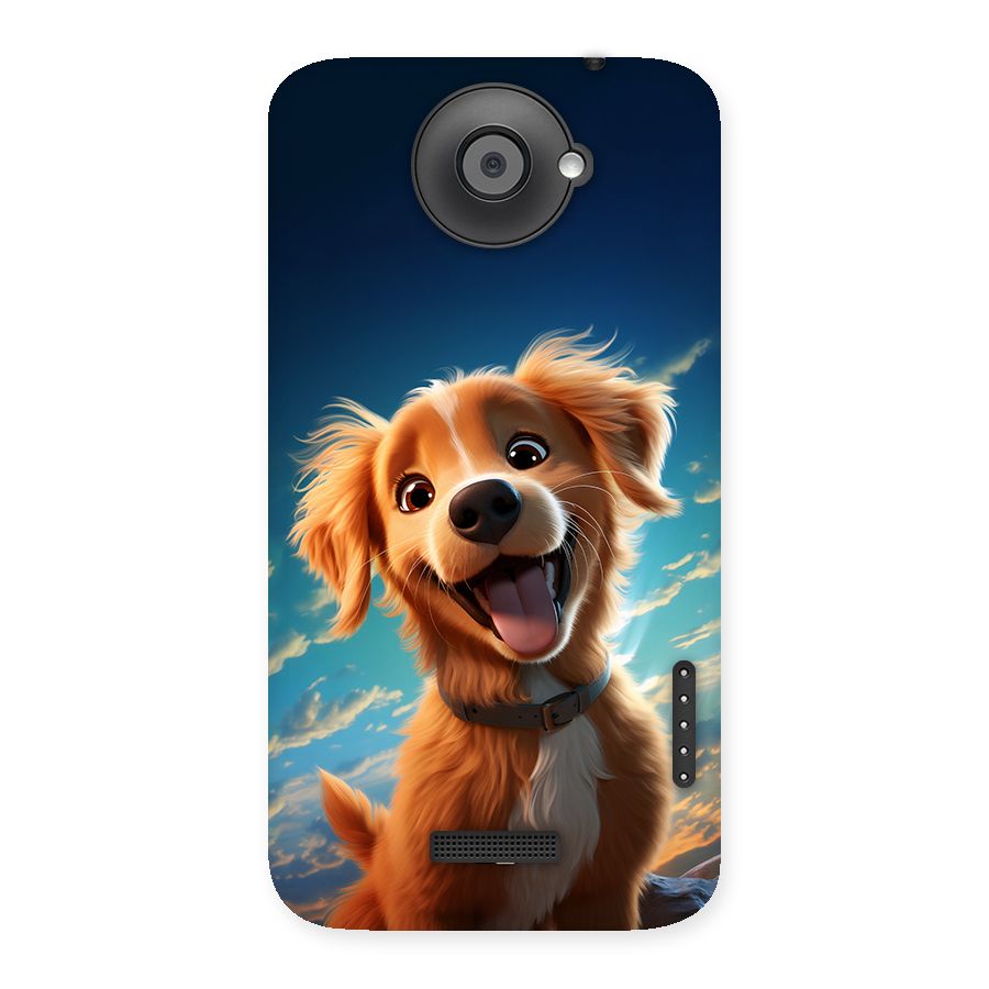 Happy Puppy Back Case for One X