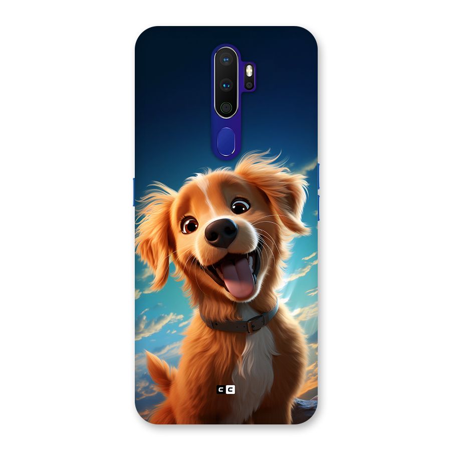 Happy Puppy Back Case for Oppo A9 (2020)