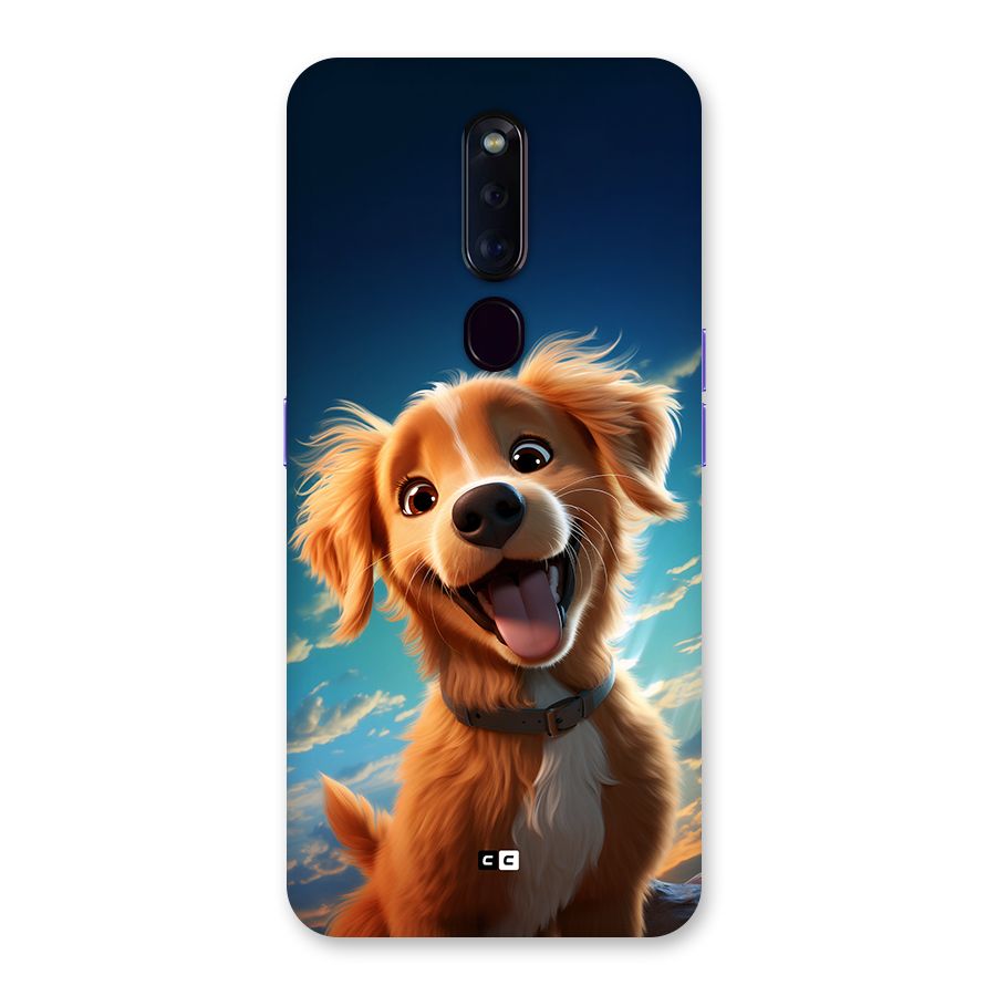 Happy Puppy Back Case for Oppo F11 Pro