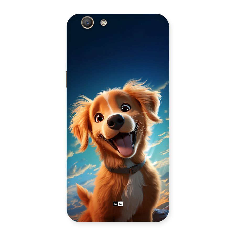 Happy Puppy Back Case for Oppo F1s