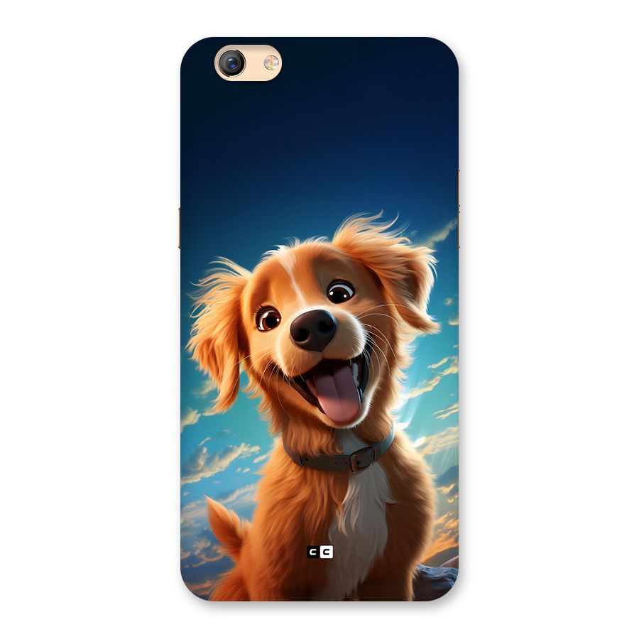 Happy Puppy Back Case for Oppo F3 Plus