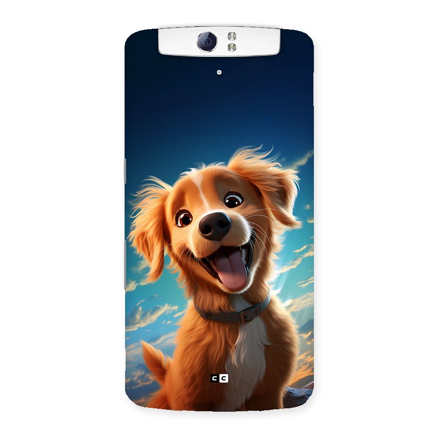 Happy Puppy Back Case for Oppo N1