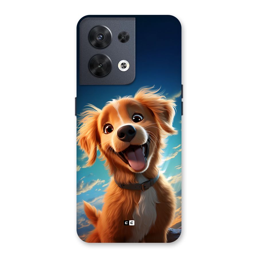 Happy Puppy Back Case for Oppo Reno8 5G