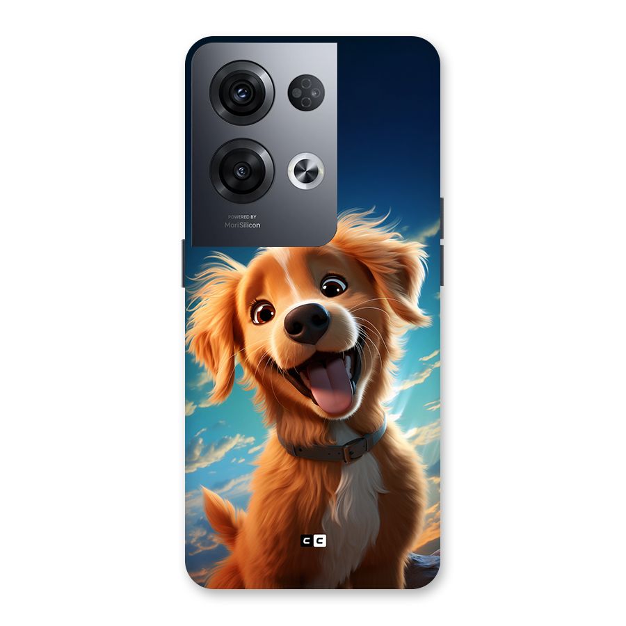 Happy Puppy Back Case for Oppo Reno8 Pro 5G