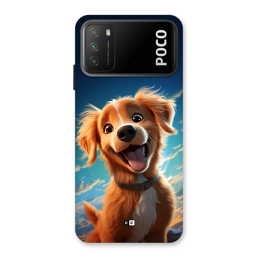Happy Puppy Back Case for Poco M3