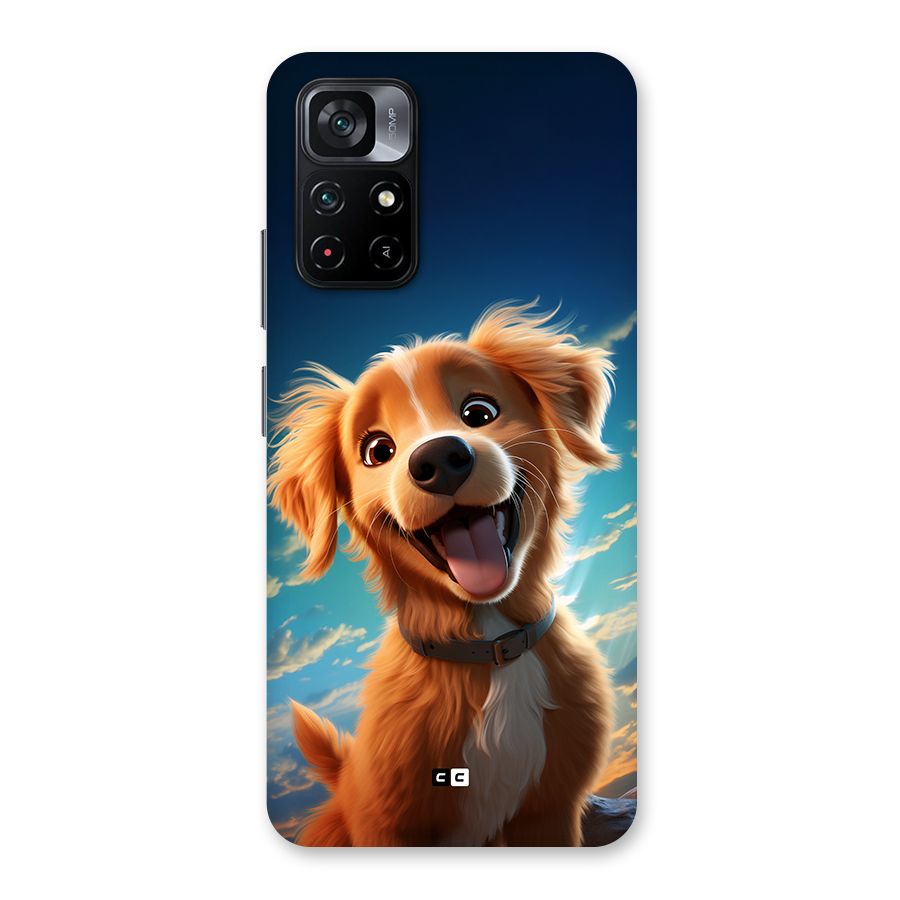 Happy Puppy Back Case for Poco M4 Pro 5G