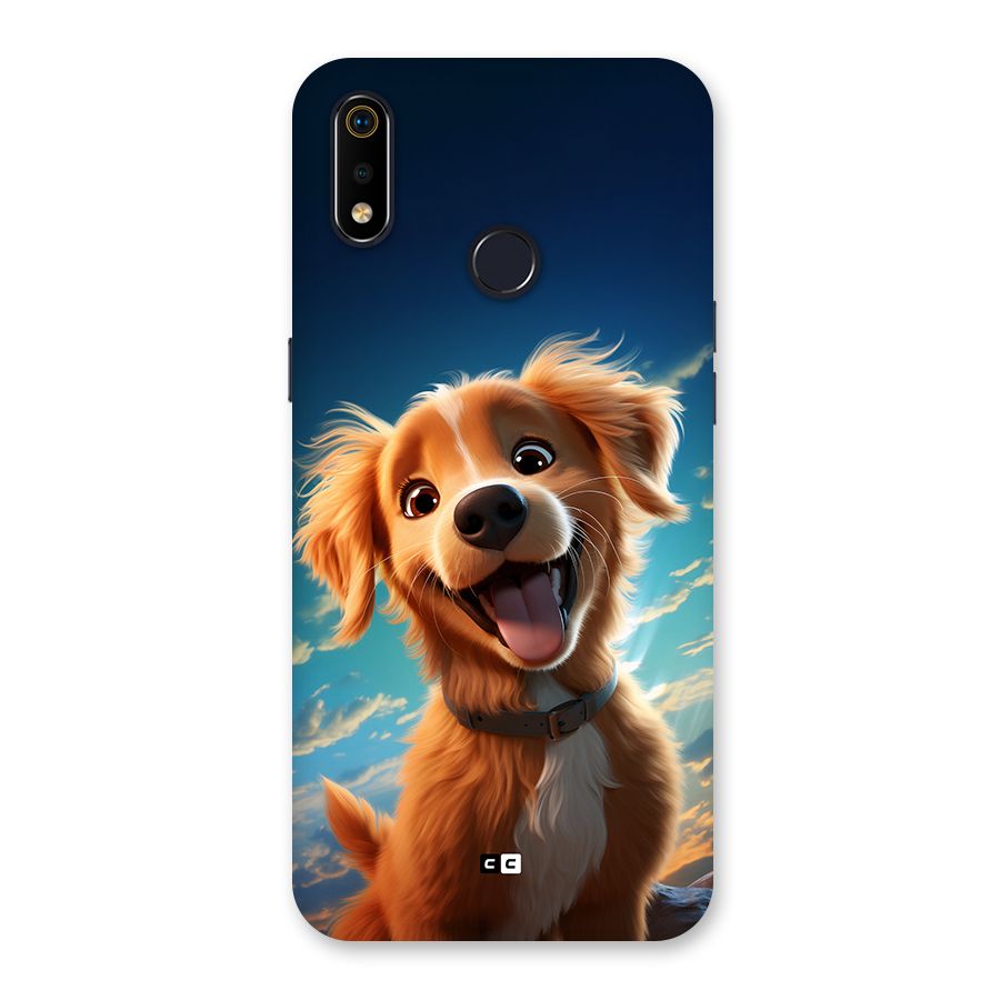 Happy Puppy Back Case for Realme 3i