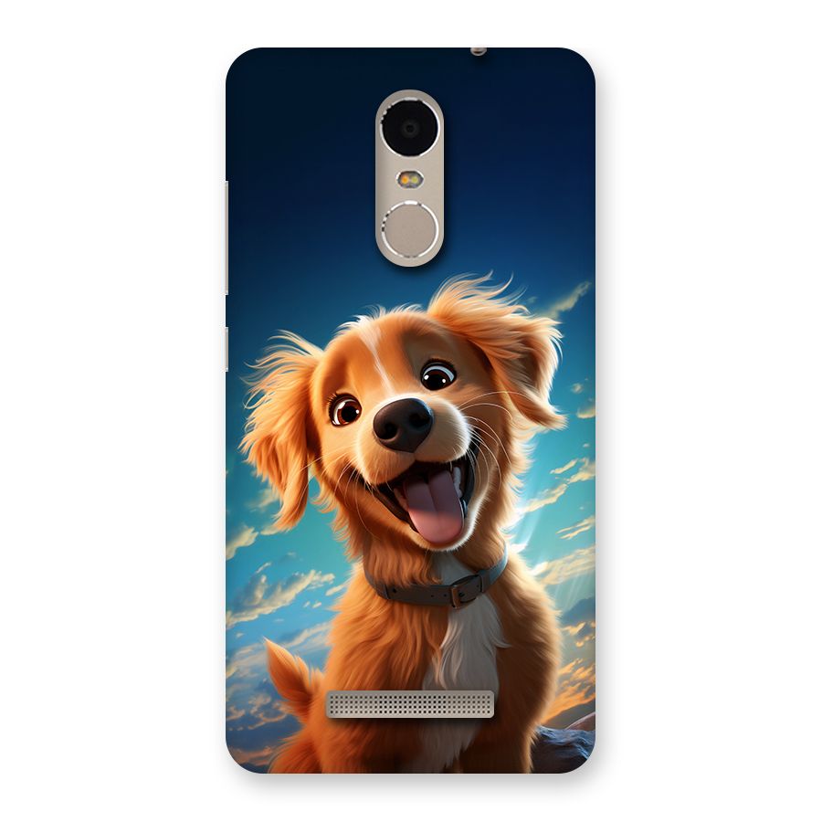 Happy Puppy Back Case for Redmi Note 3