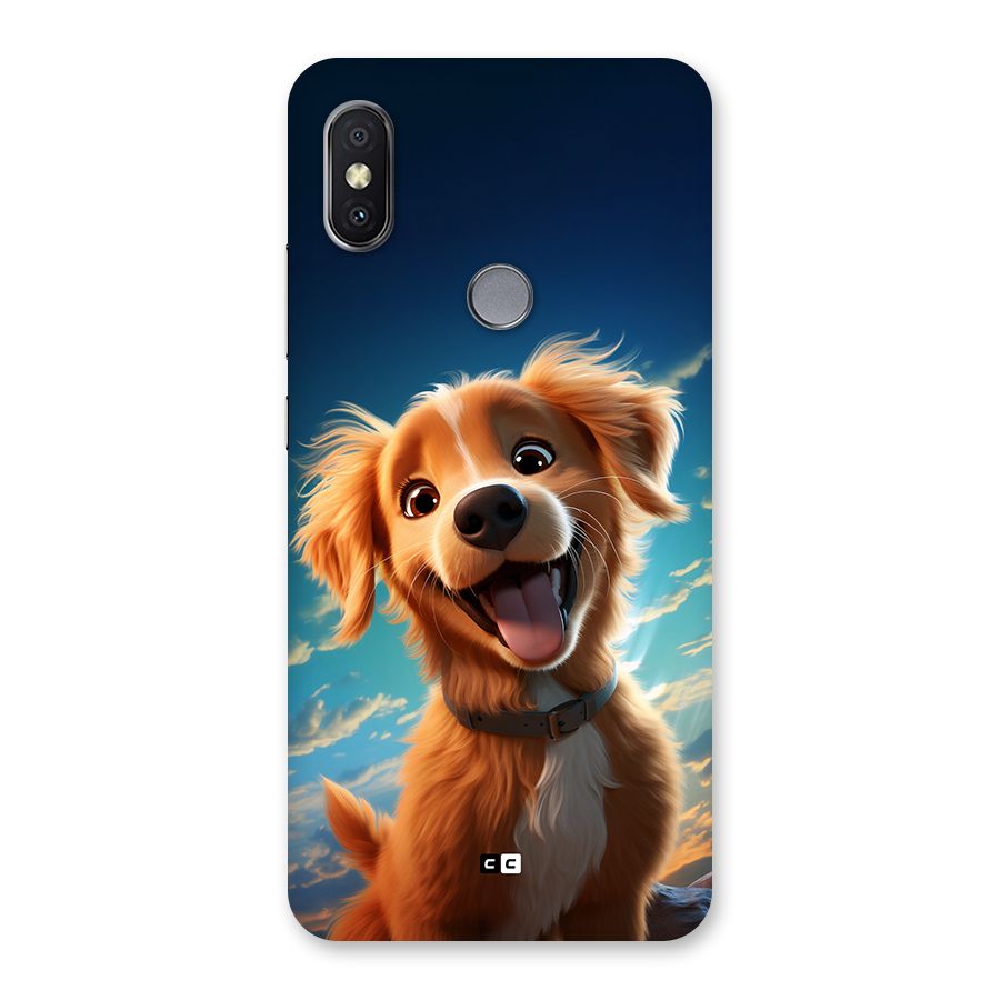 Happy Puppy Back Case for Redmi Y2