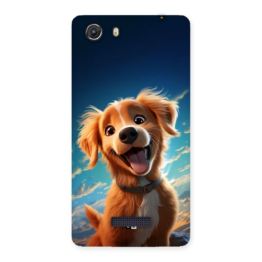 Happy Puppy Back Case for Unite 3