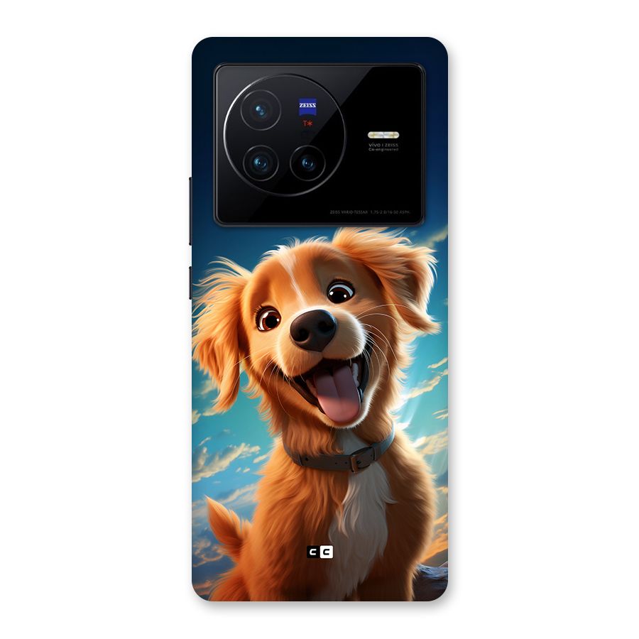 Happy Puppy Back Case for Vivo X80
