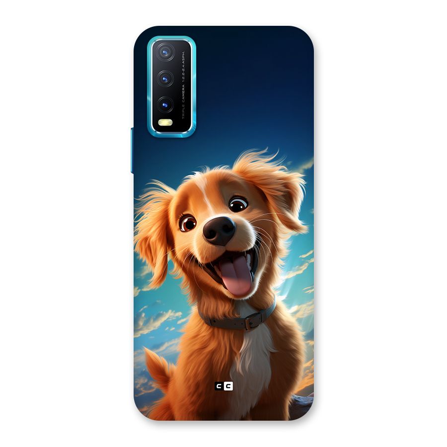 Happy Puppy Back Case for Vivo Y20G
