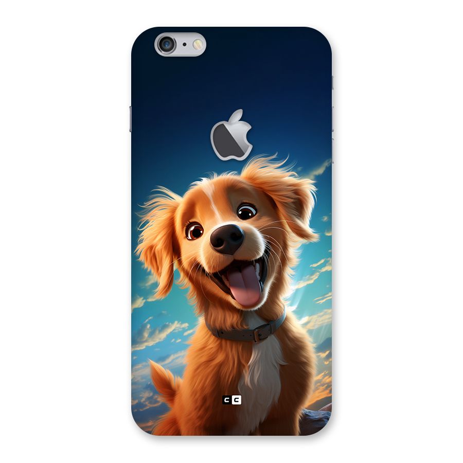 Happy Puppy Back Case for iPhone 6 Plus 6S Plus Logo Cut