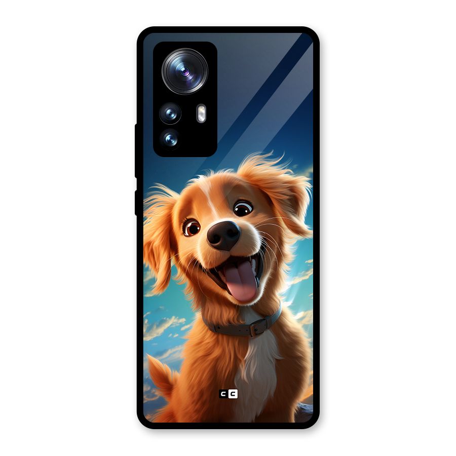 Happy Puppy Glass Back Case for Xiaomi 12 Pro