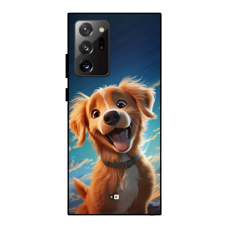 Happy Puppy Metal Back Case for Galaxy Note 20 Ultra 5G