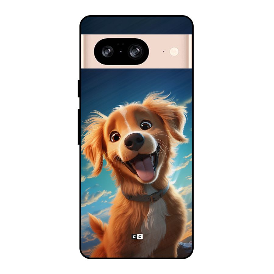Happy Puppy Metal Back Case for Google Pixel 8