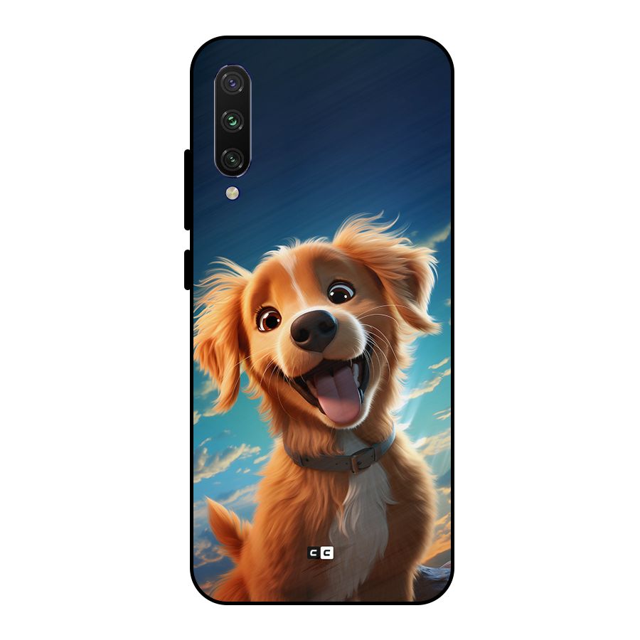 Happy Puppy Metal Back Case for Mi A3