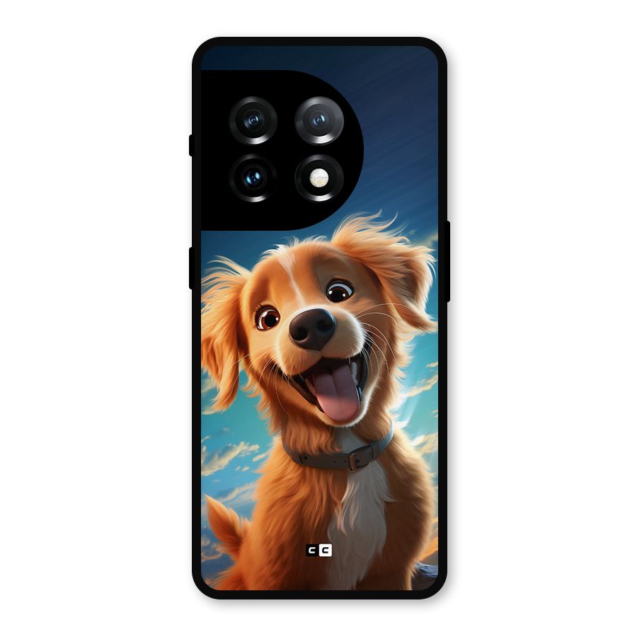 Happy Puppy Metal Back Case for OnePlus 11