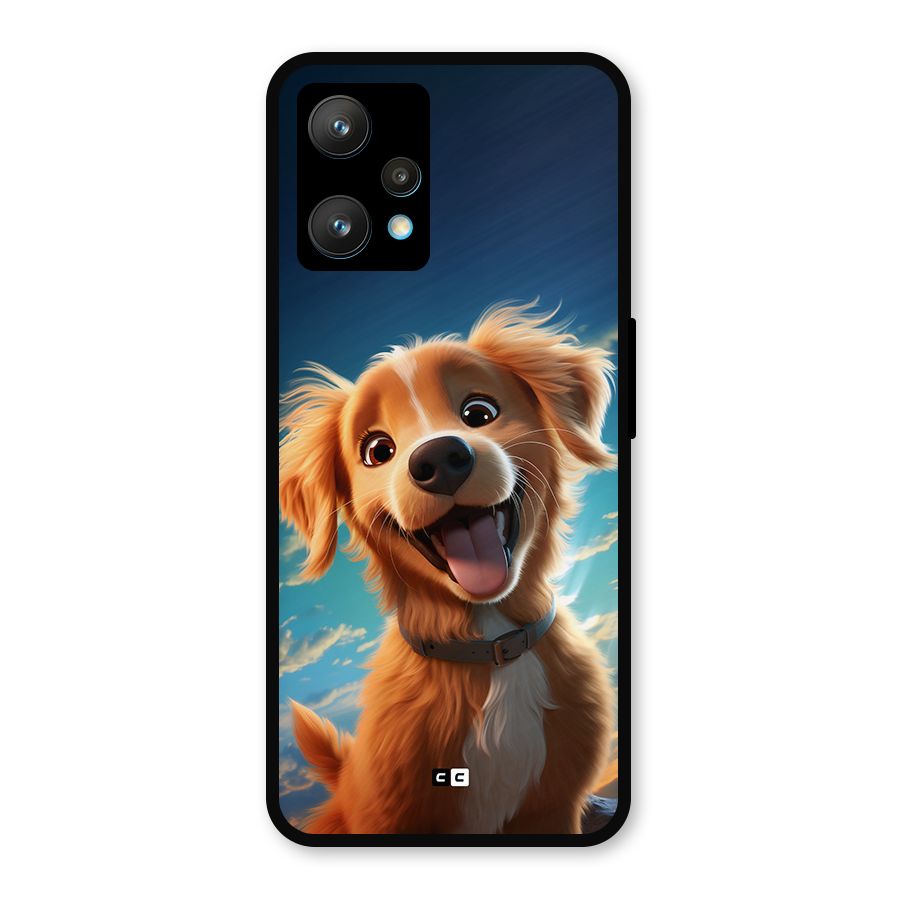Happy Puppy Metal Back Case for Realme 9