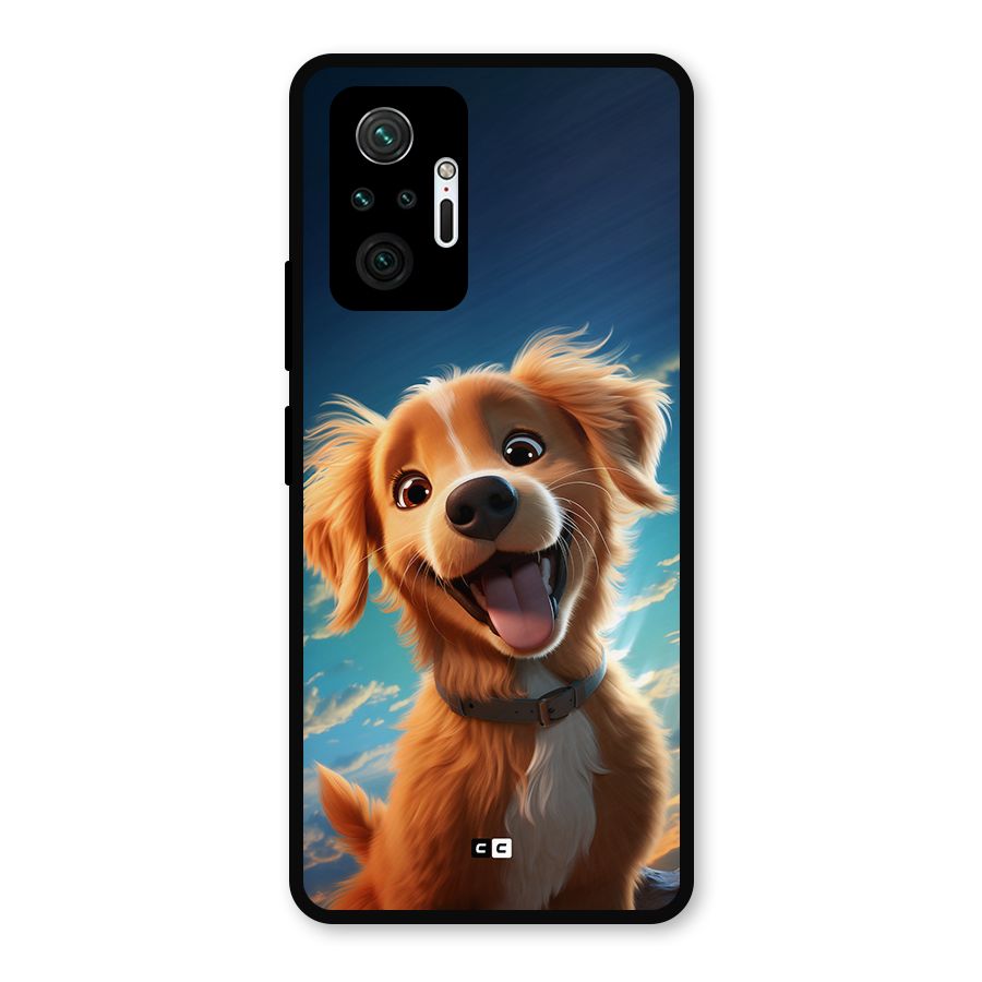 Happy Puppy Metal Back Case for Redmi Note 10 Pro Max
