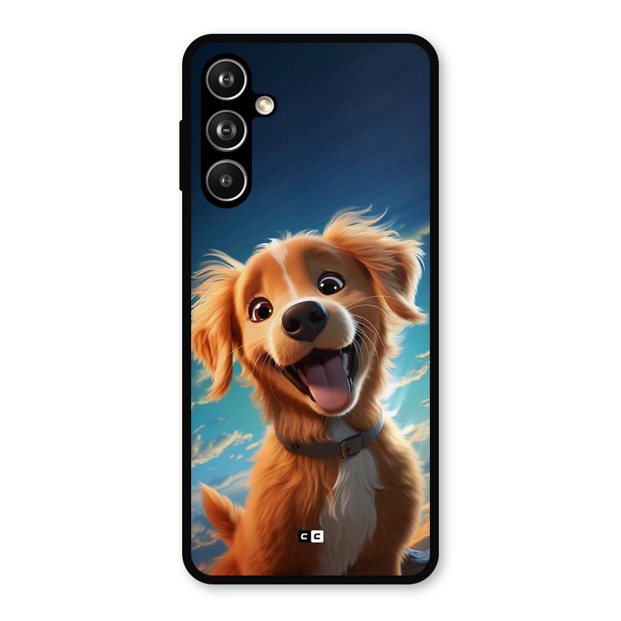 Happy Puppy Metal Back Case for Samsung Galaxy M54
