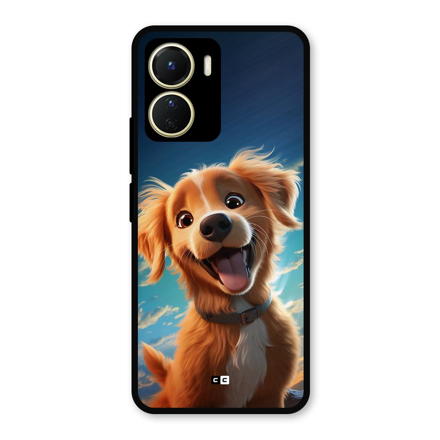 Happy Puppy Metal Back Case for Vivo T2x