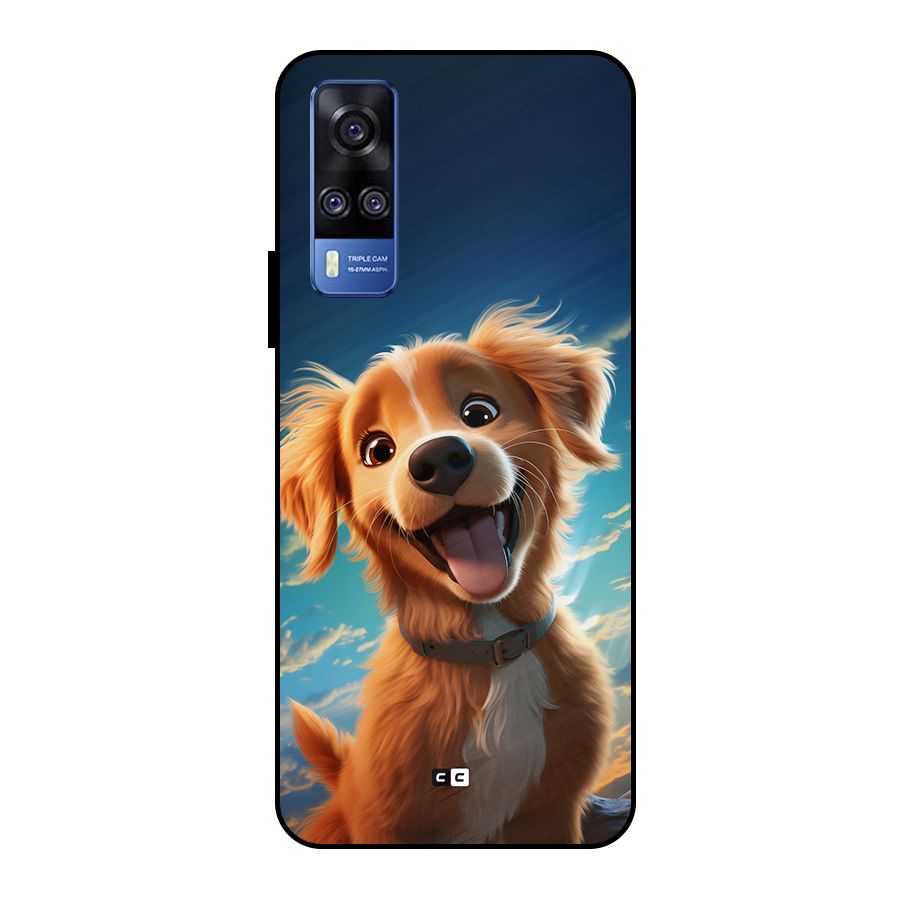 Happy Puppy Metal Back Case for Vivo Y51