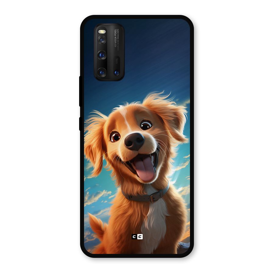 Happy Puppy Metal Back Case for iQOO 3