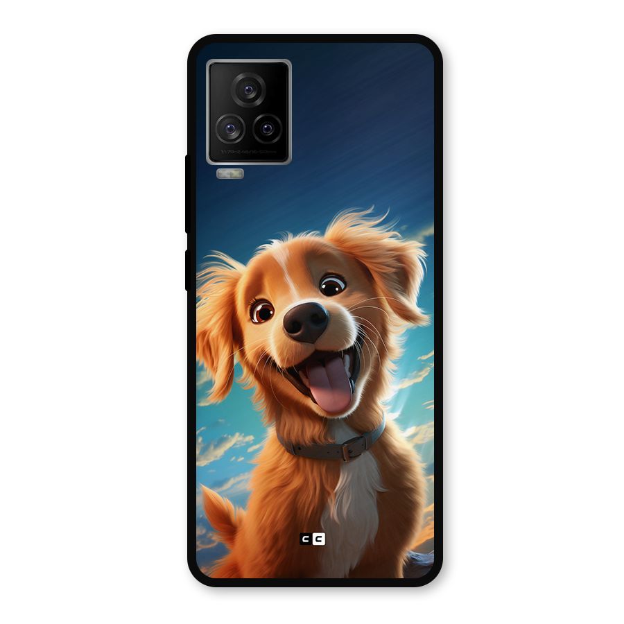 Happy Puppy Metal Back Case for iQOO 7 Legend 5G