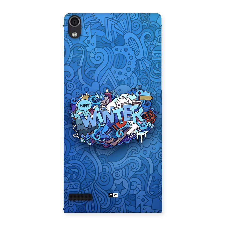 Happy Winter Back Case for Ascend P6