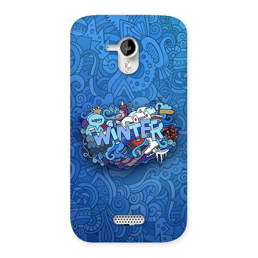 Happy Winter Back Case for Canvas HD A116