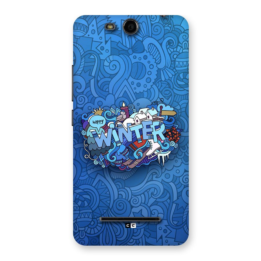 Happy Winter Back Case for Canvas Juice 3 Q392