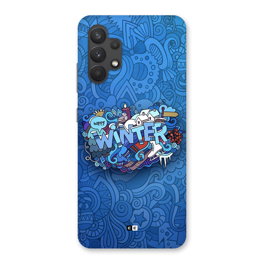 Happy Winter Back Case for Galaxy A32