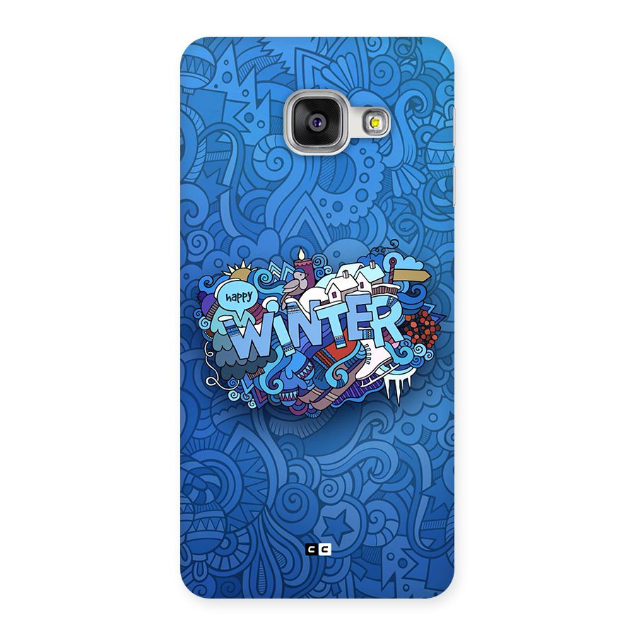 Happy Winter Back Case for Galaxy A3 (2016)