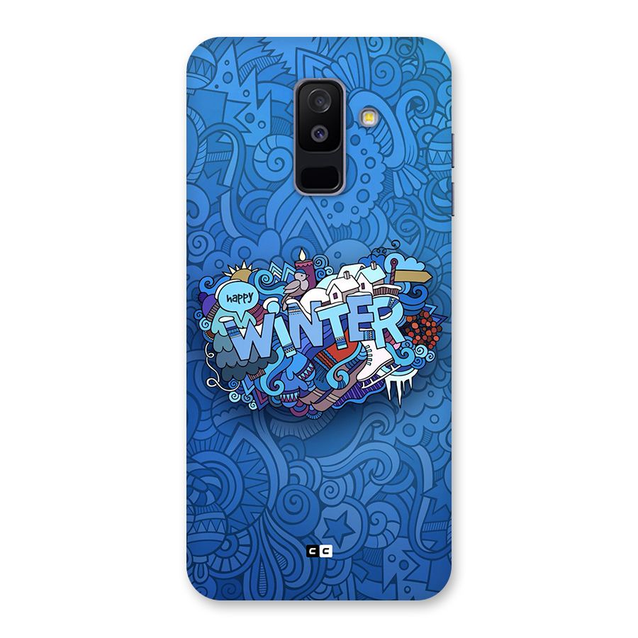 Happy Winter Back Case for Galaxy A6 Plus