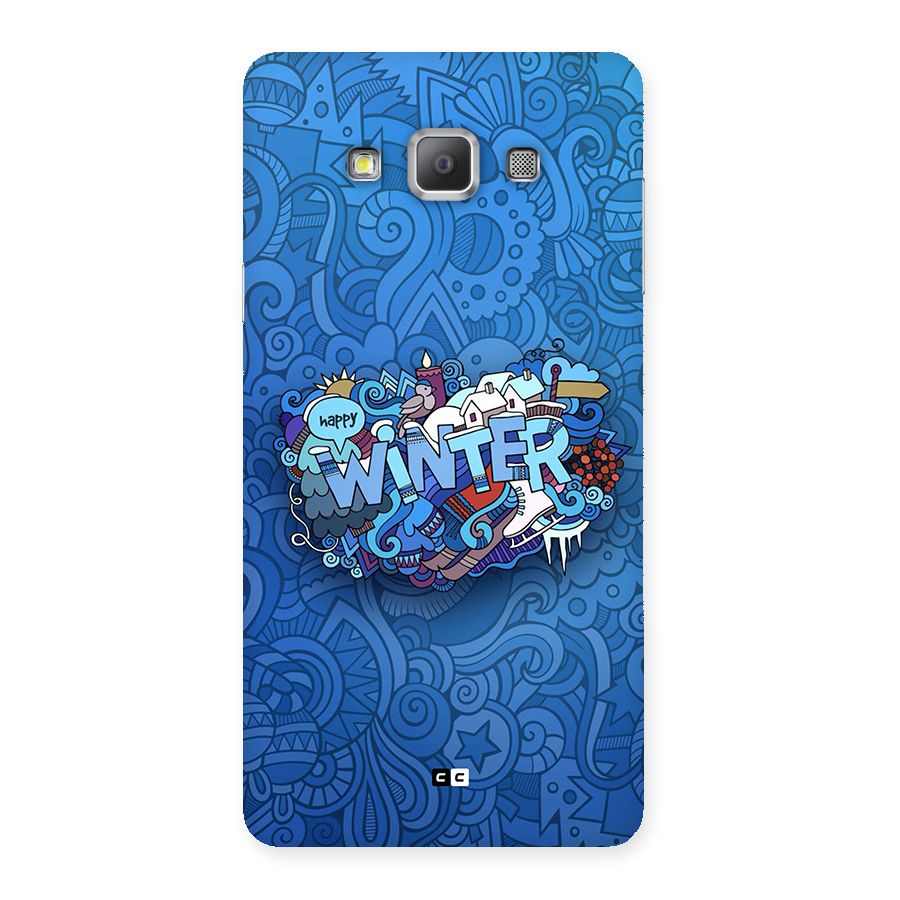 Happy Winter Back Case for Galaxy A7