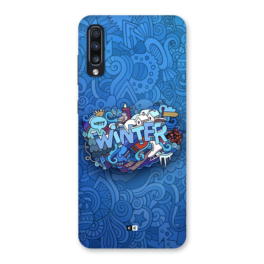 Happy Winter Back Case for Galaxy A70