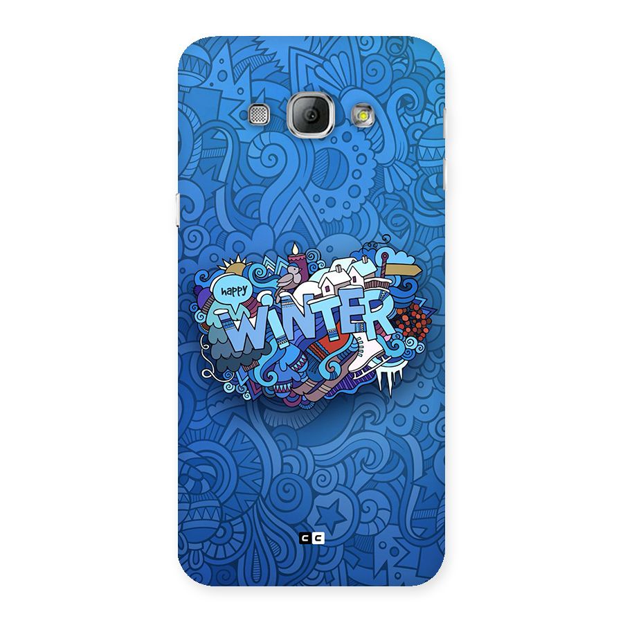 Happy Winter Back Case for Galaxy A8